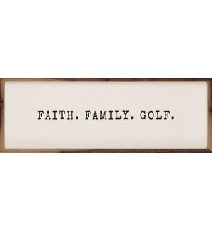 Faith Family Golf White
